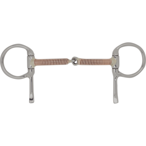 Miscellaneous Half Cheek Copper Wire Wrapped Snaffle 4 3/4"