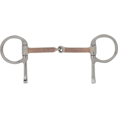 Miscellaneous Half Cheek Copper Wire Wrapped Snaffle 4 3/4"