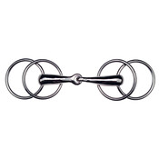 Korsteel 4-Ring Loose Ring Snaffle Bit - 5 1/2"