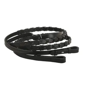 Tory Rein Laced Buckle 60" Black