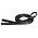 Kincade Rein 5/8" Laced Black 54"