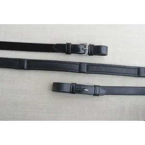 Miscellaneous KL Select Calf Lined Reins "Brown"