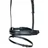 KL Select - Red Barn Salute Bridle Padded Noseband w/ Flash - Black Oversize