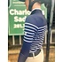 70 Degrees 70° French Stripe Performance Sun Shirt