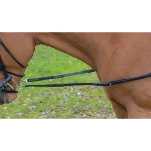 Shires Leather & Elastic Side Reins