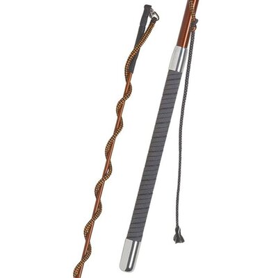 Telescoping Lunge Whip - Orange & Black