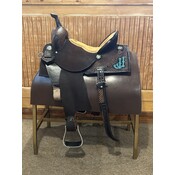 Double J Saddlery SPR404 - Double J Pro Barrel Racer - 14" / Foam