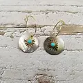Natural Shell Turquoise Earrings