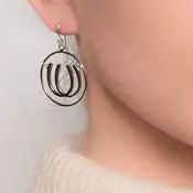 Urban Equestrian - Double Luck Horseshoe earrings