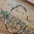 Misc. Western Boho Neutral Checker Hand Beaded Choker