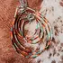 Misc. Western Boho Serape Neutral Tone Hand Beaded Choker