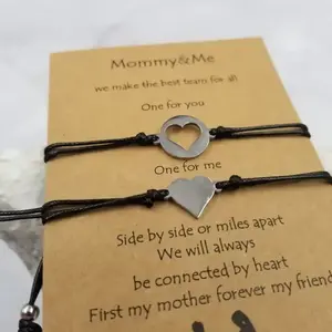 Mother's Day Heart Bracelet - Set of 2
