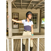 70 Degrees 70° Chevron Block Show Shirt + Convertible Polo- Fawn Pink