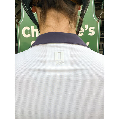 70 Degrees 70° Chevron Block Show Shirt + Convertible Polo- Fawn Pink