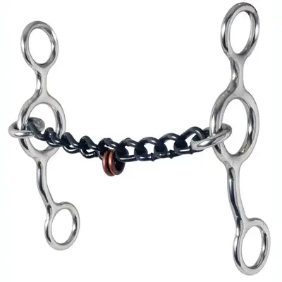 345 - Reinsman - Junior Cow Horse Chain with Pacifiers