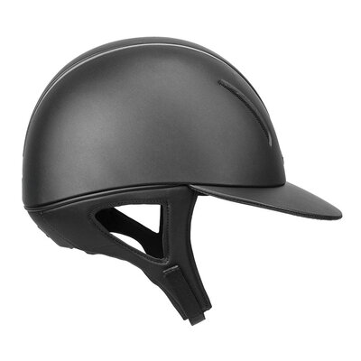 IRH Helmets IRH F1 Wide Brim Helmet w/ Leather Finish