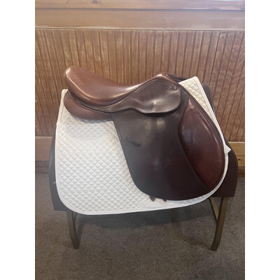 Used Bates Caprilli Jump Saddle 17" Adj.