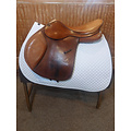 Used Bates Caprilli Jump Saddle with Care Panels 17''