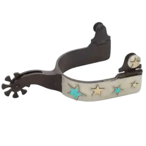 1208-LY-WZ Reinsman Ladies Turquoise Star Spur