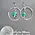 Ken's Handcrafted Jewelry Sterling Silver Earrings W/ Turquoise