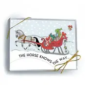 Horse Boxed Christmas Cards - Set of 8