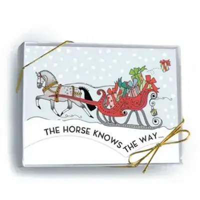 Horse Boxed Christmas Cards - Set of 8