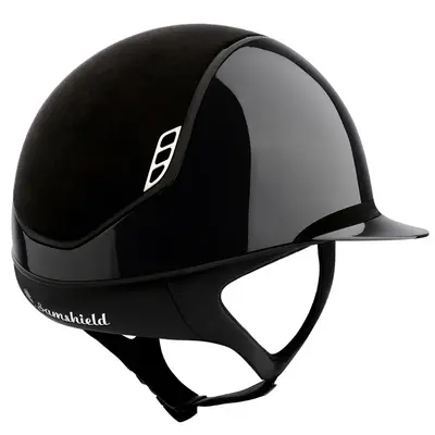 Samshield 2.0 Miss Shield Shadow Glossy Helmet - Alcantara Top