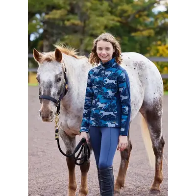 Kerrits Kerrits Kids Plush Printed Fleece Half Zip