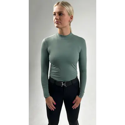 70 Degrees 70° Mock Neck with Equus Art