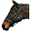 HDR Fancy Padded Halter Black Cob