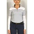 70 Degrees 70° French Stripe Performance Sun Shirt