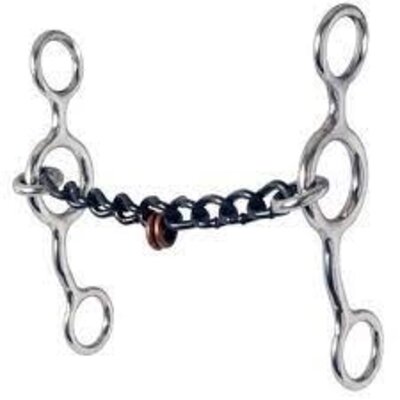 345 - Reinsman - Junior Cow Horse Chain with Pacifiers