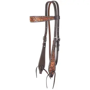 Circle Y Circle Y Dusty Floral Browband Headstall