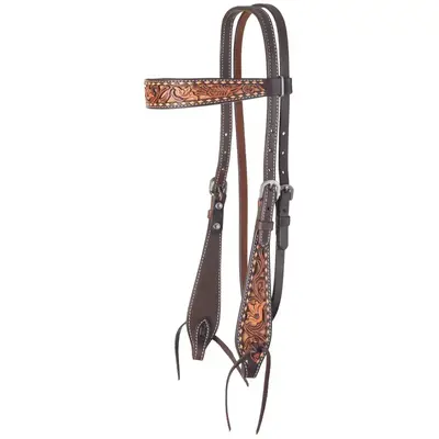 Circle Y Circle Y Dusty Floral Browband Headstall