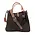 Double J CVT02 - Brown Canvas Tooled Tote
