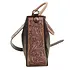 Double J CVT02 - Brown Canvas Tooled Tote