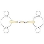 Happy Mouth Double Joint Roller 2-Ring Gag