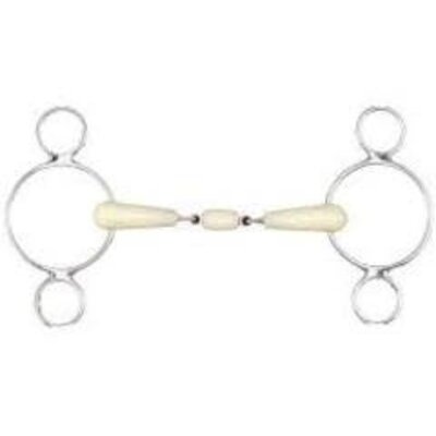 Happy Mouth Double Joint Roller 2-Ring Gag
