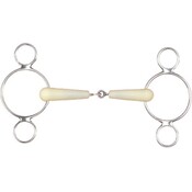 Happy Mouth 2 Ring Jointed Elevator Happy Mouth Jointed 2-Ring Gag Horse Bit