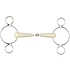 Happy Mouth 2 Ring Jointed Elevator Happy Mouth Jointed 2-Ring Gag Horse Bit