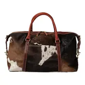 Huntley Equestrian Huntley Equestrian Cowhide Leather Travel Duffle Bag