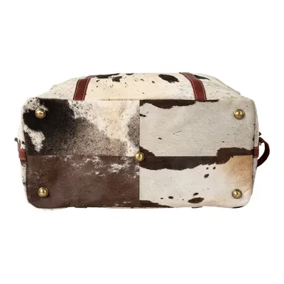 Huntley Equestrian Huntley Equestrian Cowhide Leather Travel Duffle Bag