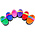 HAAS HAAS Kids Rainbow Strap brush