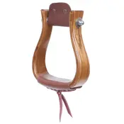 Circle Y Circle Y Western Wood Stirrups - Mahogany