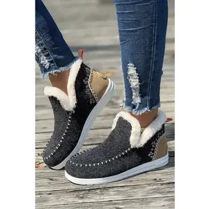 HannaBanna Plush Lined Anklet Boots