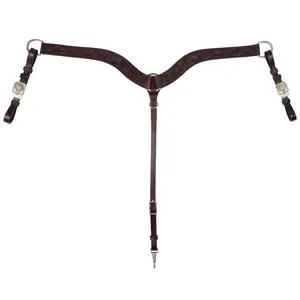 Circle Y Circle Y Great Oak Breast Collar 1 1/2"