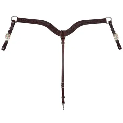 Circle Y Circle Y Great Oak Breast Collar 1 1/2"