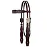 Circle Y Circle Y Great Oak Shaped Brow Head Stall 5/8"