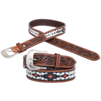 Circle Y Circle Y Infinity Green Diamond Belt