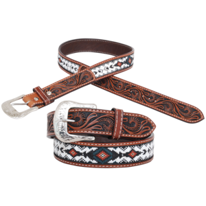 Circle Y Circle Y Infinity Green Diamond Belt